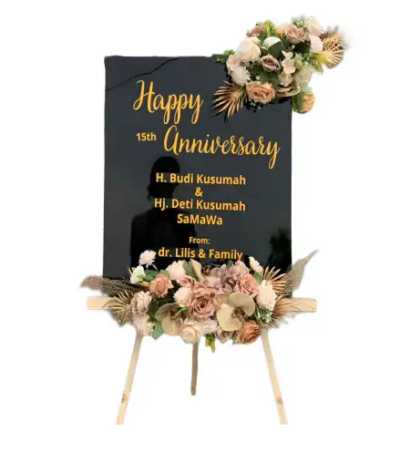 Papan Bunga Akrilik Pegagan Hilir