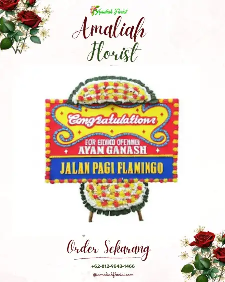 Sewa Papan Bunga Pegagan Hilir