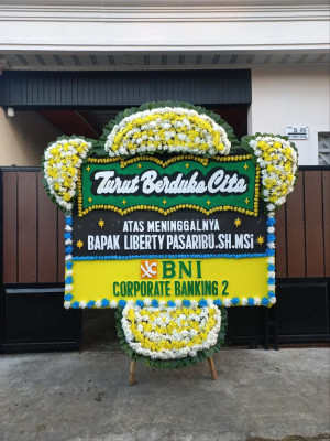 Papan Bunga Duka di Pegagan Hilir