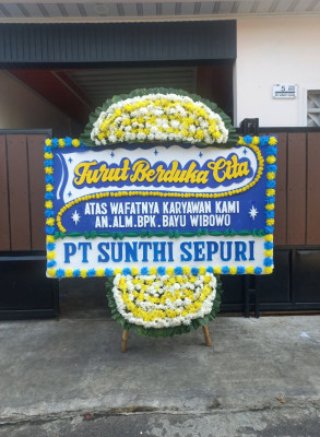 Papan Bunga Duka di Pegagan Hilir