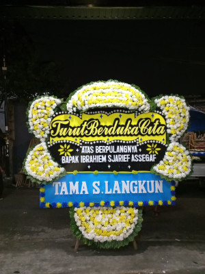 Papan Bunga Duka di Pegagan Hilir