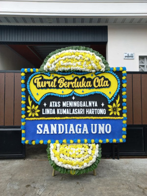 Papan Bunga Duka di Pegagan Hilir